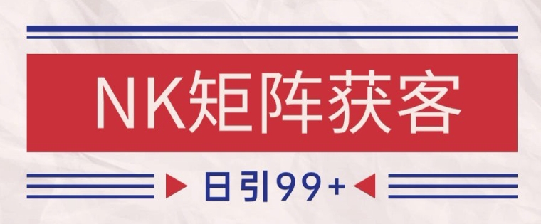 小红书某音NK赛道引流获客 自热矩阵日引200+【揭秘】-壹联网络