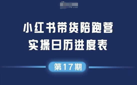 小红书第17期带货陪跑营，不囤货，无不直播，无不投流，通过选品+笔记内容+测品+笔记铺量+矩阵运营打爆款-壹联网络