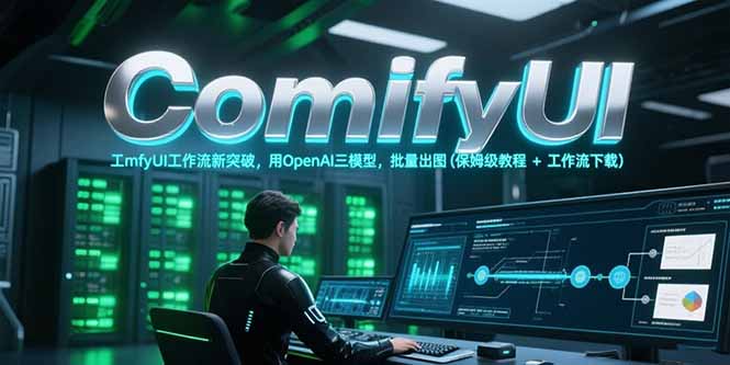 ComfyUI工作流新突破，用OpenAI三模型，批量出图(保姆级教程+工作流下载-壹联网络