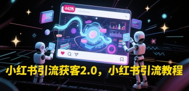 小红书引流获客2.0，小红书引流教程-壹联网络