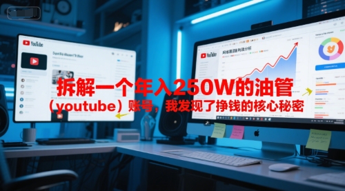 付费文章：拆解一个年入250W的油管(youtube)账号，我发现了挣钱的核心秘密-壹联网络
