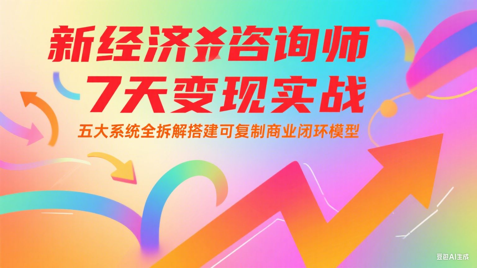 新经济咨询师 7 天变现实战：五大系统全拆解搭建可复制商业闭环模型-壹联网络