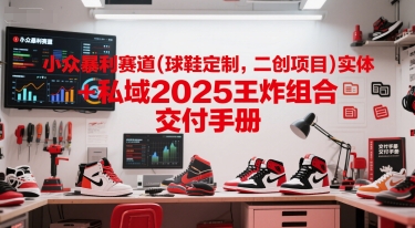 小众暴利赛道(球鞋定制，二创项目)实体+私域2025王炸组合  交付手册-壹联网络