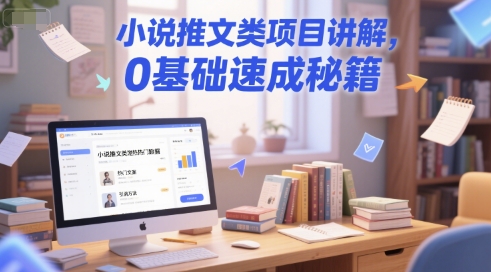 小说推文类项目讲解，0 基础速成秘籍-壹联网络