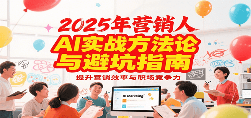 2025年营销实战方法论与避坑指南，利用AI提升营销效率与职场竞争力-壹联网络