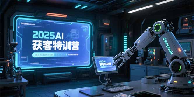 2025AI获客特训营，AI图文视频全制作，deepseek工具实操教学-壹联网络