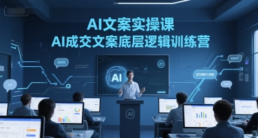 AI文案实操课，AI成交文案底层逻辑训练营-壹联网络