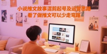 小说推文故事混剪起号及运营思路，看了做推文可以少走弯路-壹联网络